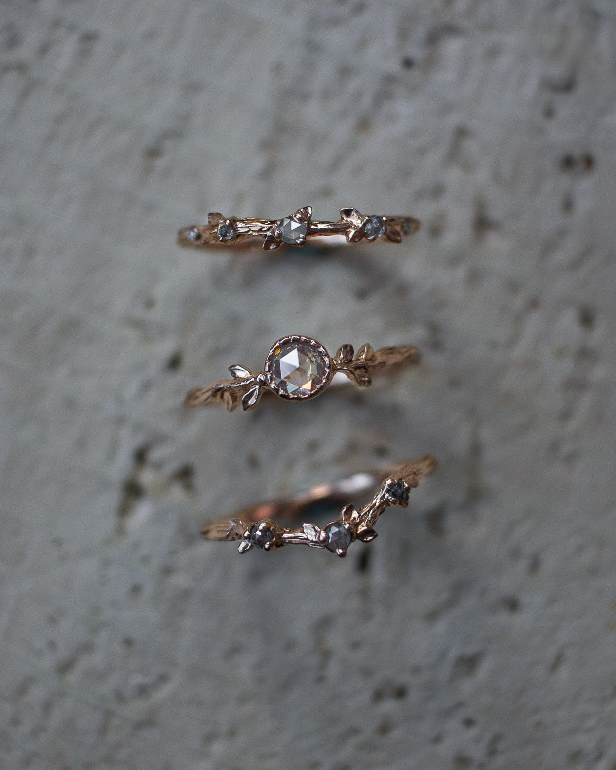 Eucalyptus Five Diamond Ring
