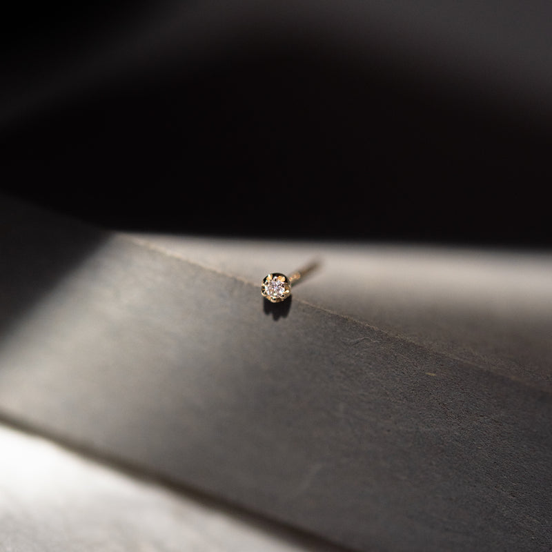 (PRE-ORDER) Linear Diamond Threader Earring (Single)