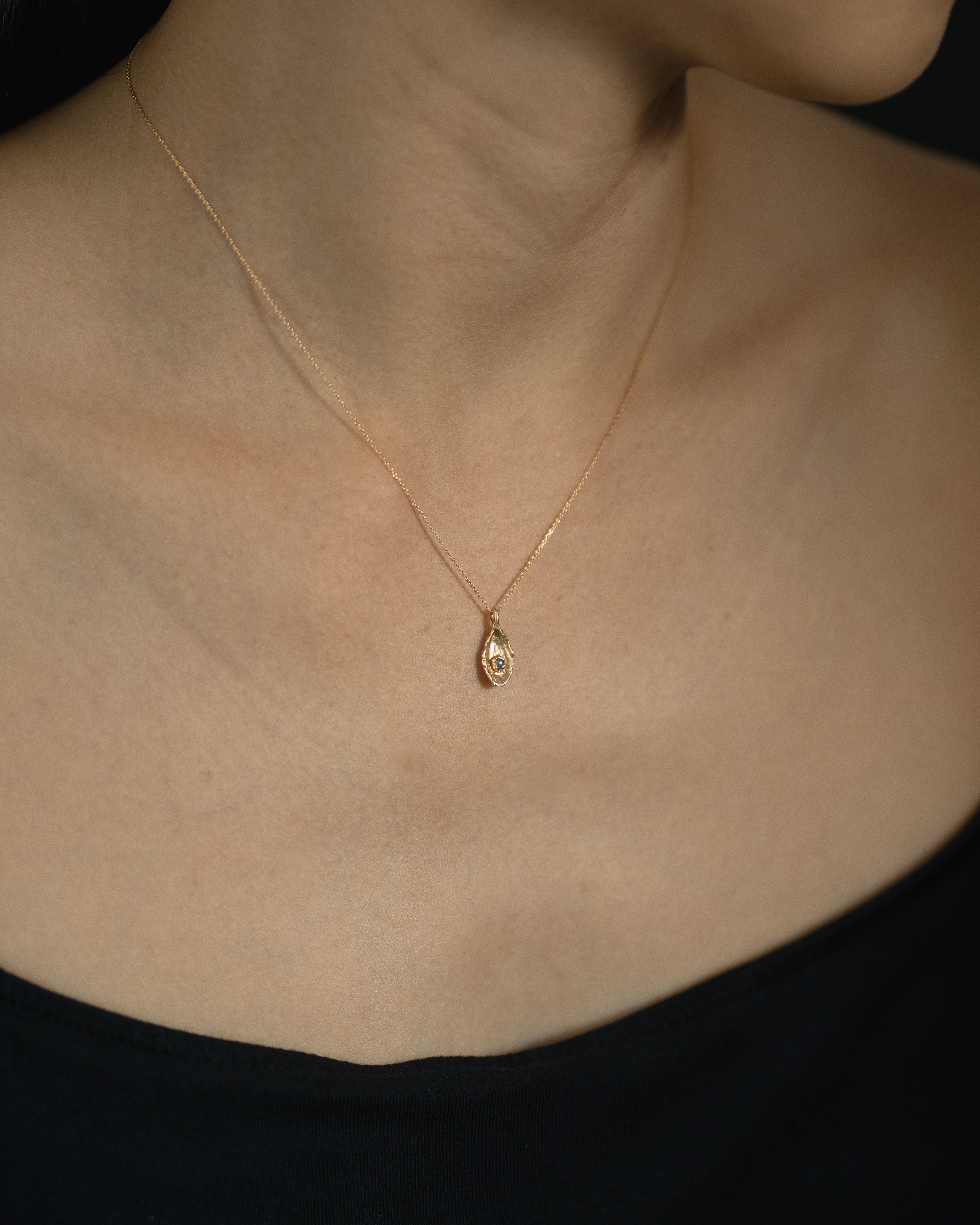 The World Is Her Oyster Necklace