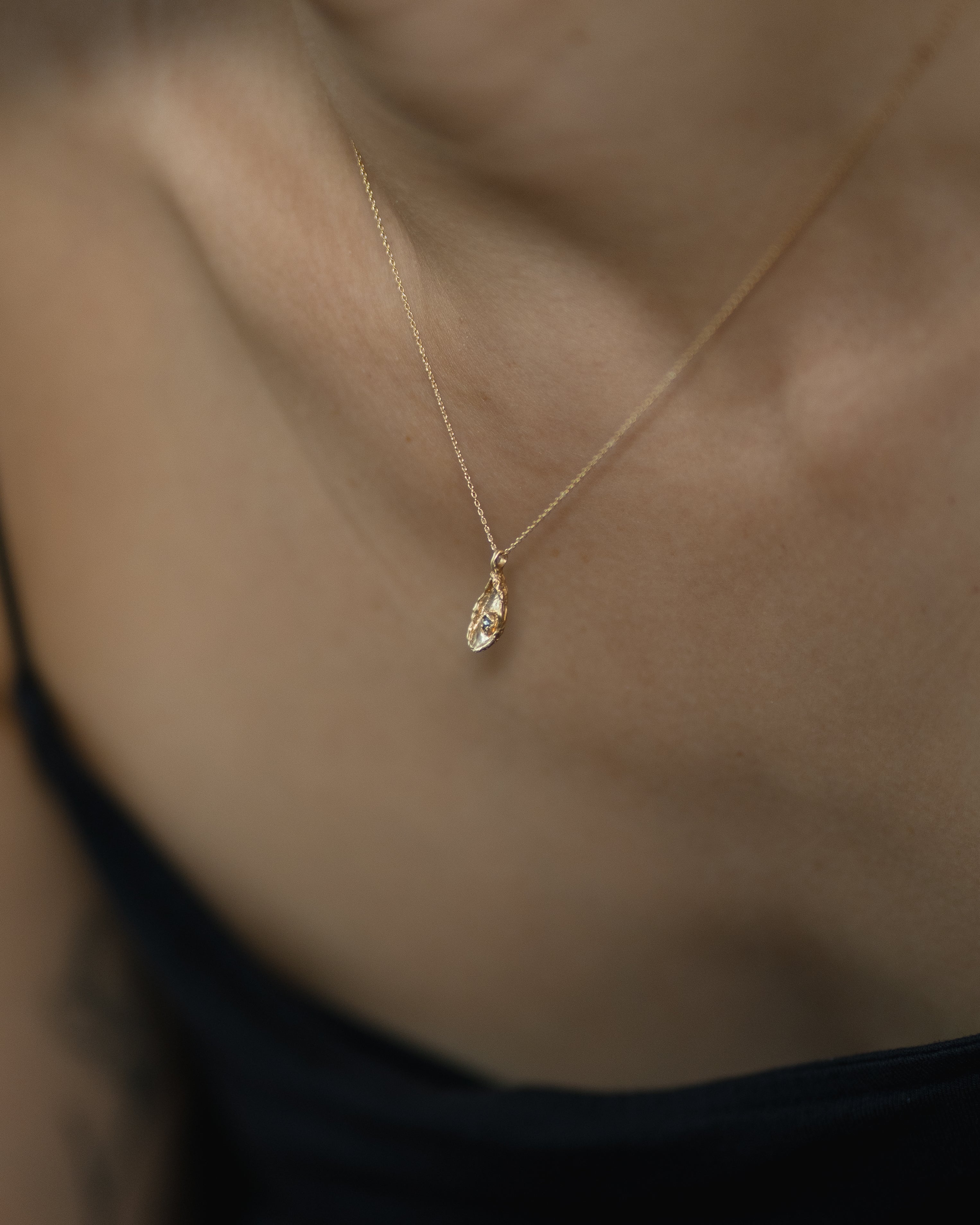 The World Is Her Oyster Necklace