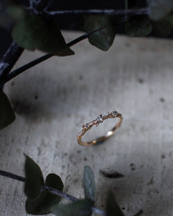 Eucalyptus Five Diamond Ring